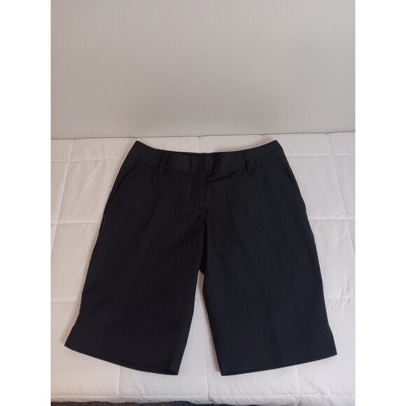adidas Pants - Adidas Climalite Women's Size 4 Solid Black Polyester Bermuda Golf Shorts